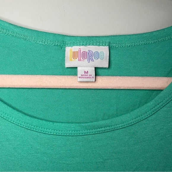 Solid Teal Lularoe Julia Dress - Picture 5 of 11